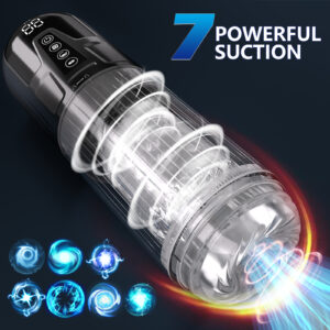 JoyAI D11F Smart Male Toy with AI Mode, LED Digital Display, IPX7 Waterproof